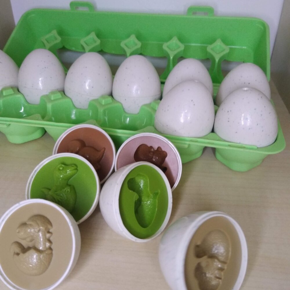 Montessori Educational Pretend Play Carton of Eggs